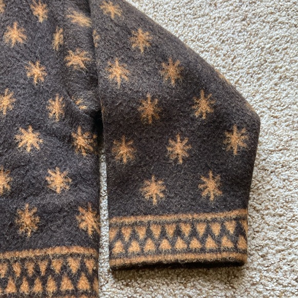 VTG 60’s Three Trolls Spokane Hippie Boho Tunic Wool Sweater Pullover Norway - Picture 6 of 12